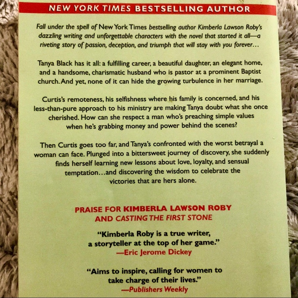 “Casting the First Stone” Paperback Book - Picture 2 of 5